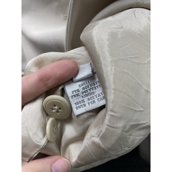 Petite Sophisticate Collectibles Women Beige Blazer Jacket Top Size 8 - Picture 5 of 11